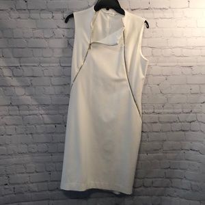 White zip front Calvin Klein